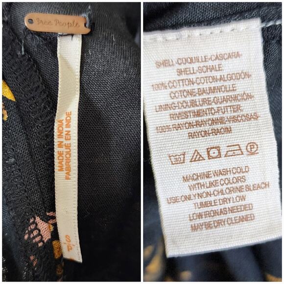 Free People Anita Printed Tropical Floral Dress - Picture 4 of 10